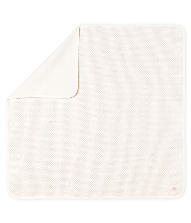 Babies' Ribbed Maternity Blanket white/pink