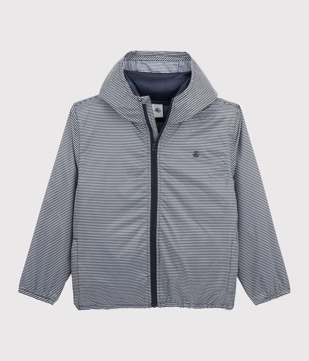 Unisex 3-in-1 Windbreaker in Recycled Fabric blue/white