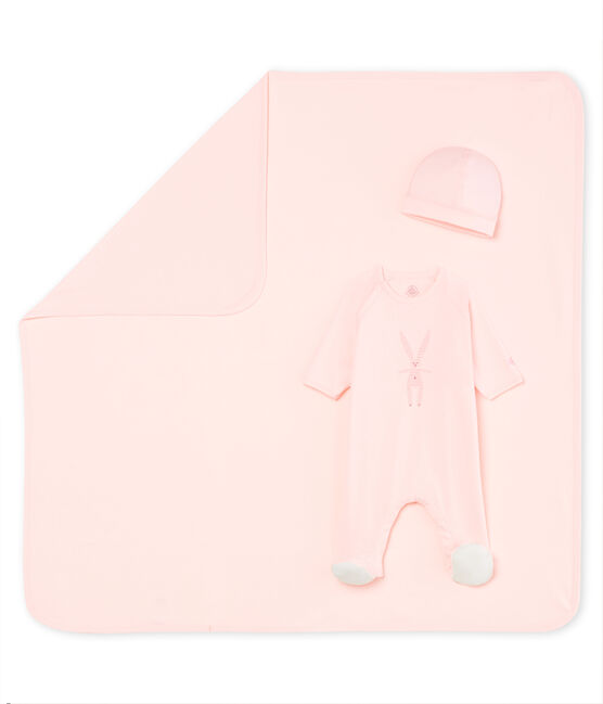 Newborn rib knit gift set variante 1