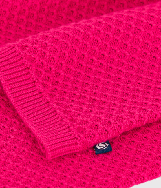 Girls' Cotton Cardigan DELHI pink