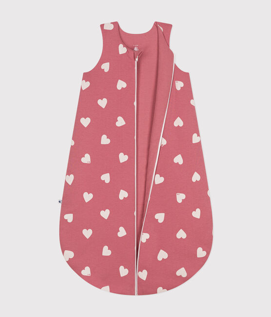 Babies 2.5 TOG cotton sleeping bag ROSEWOOD pink/AVALANCHE