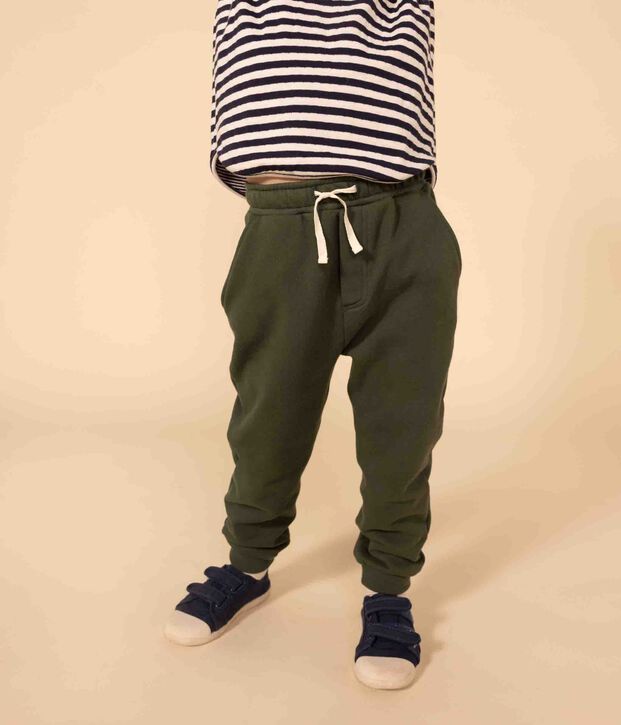 Boys' jogging trousers green