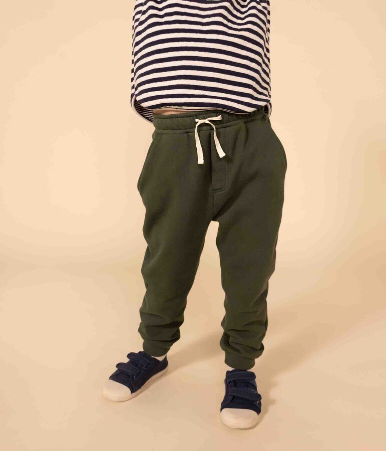 Boys' jogging trousers green