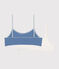 Children's heart pattern cotton and elastane bra tops variante 1