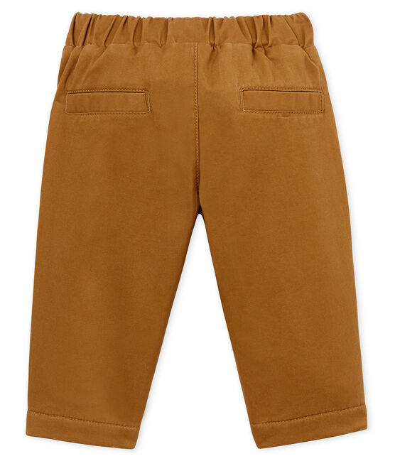 Baby Boys' Fleece-Lined Trousers BRINDILLE brown
