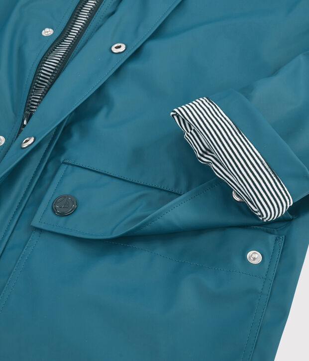 Women's/Men's waxed jacket blue