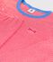 Unisex Pinstriped Organic Cotton Pyjamas PEPS red/MARSHMALLOW white