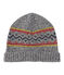 Boy's wool blend cap SUBWAY grey/MULTICO white