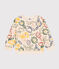  Little girls' fleece sweatshirt AVALANCHE white/MULTICO