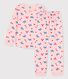 Girls' Cat Print Cotton Pyjamas