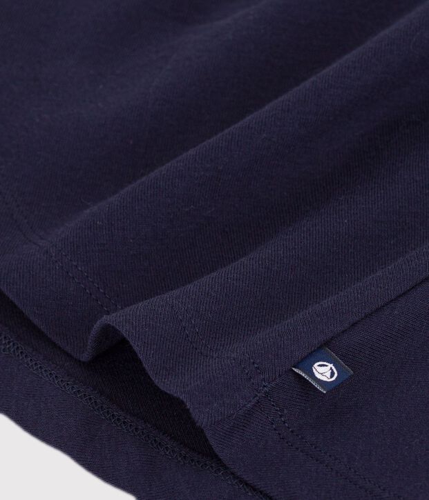 Children's short-sleeved plain cotton dress SMOKING