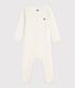 Babies' long-leg wool and cotton body