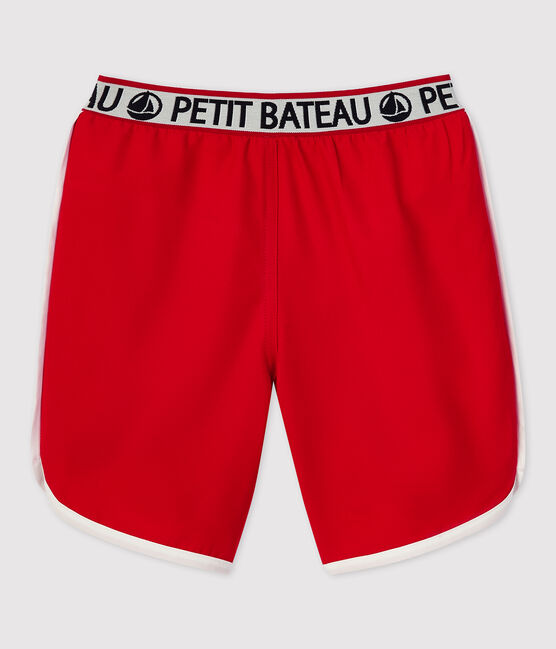 Boys' Recycled Swimming Trunks TERKUIT red