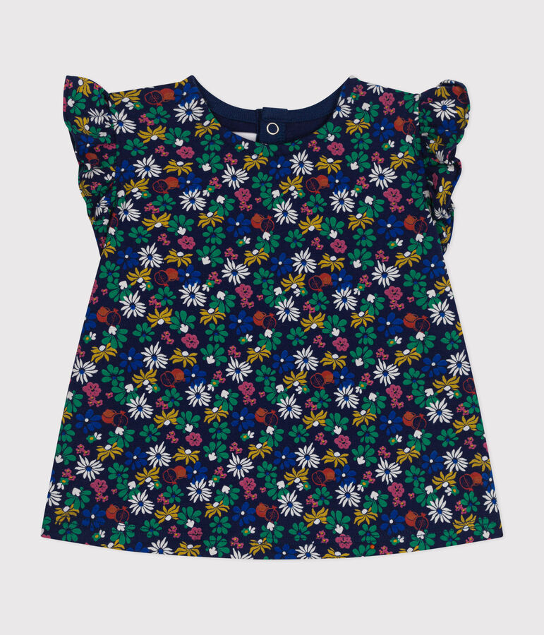 Babies' Sleeveless Jersey Blouse blue/multicolor