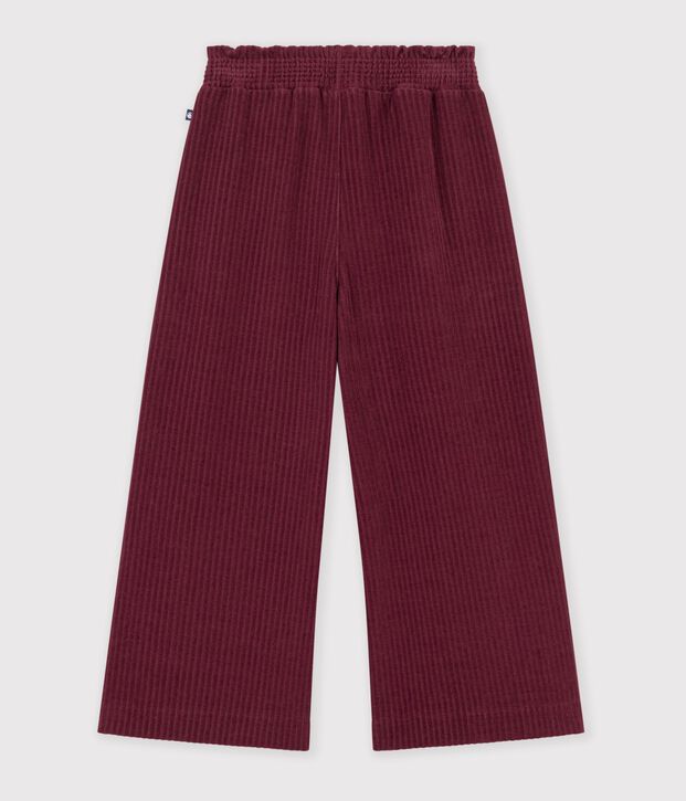Children's wide-leg cotton trousers TRUFFE