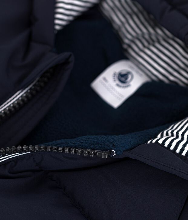 Babies' puffer jacket in plain polyester SMOKING