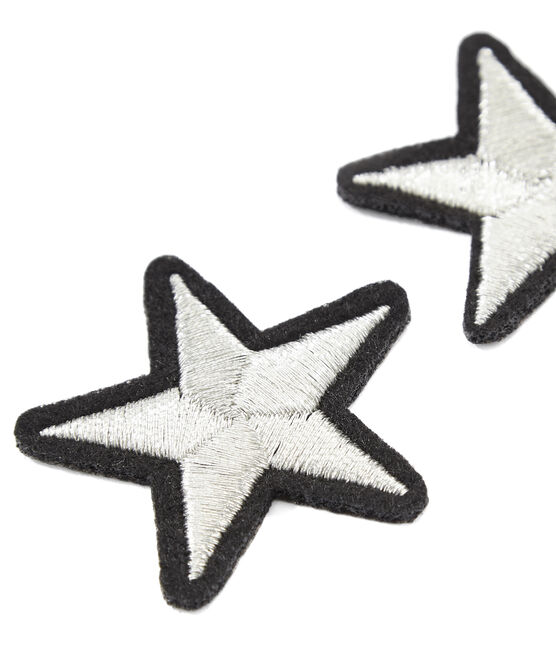 Star patch ARGENT grey