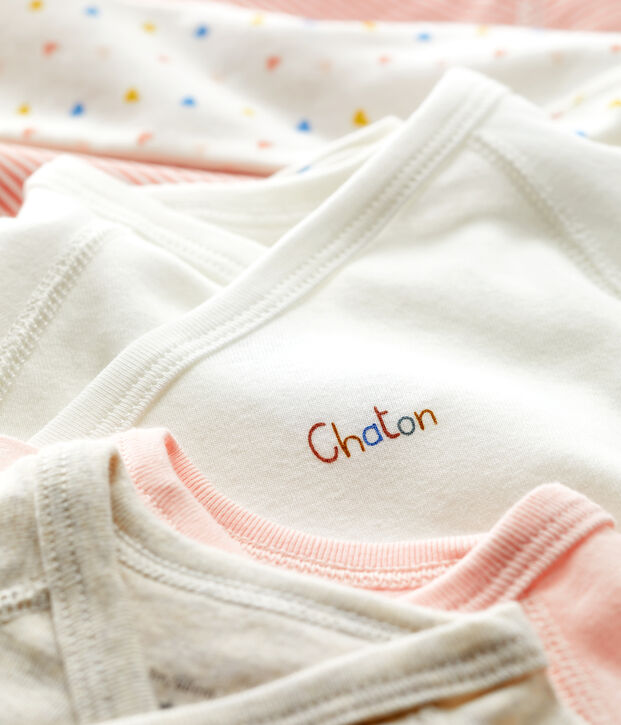 Babies' Organic Cotton Bodysuits - 5-Pack multicolor
