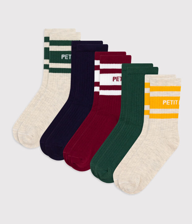 Children's cotton socks - 5-pack multicolor
