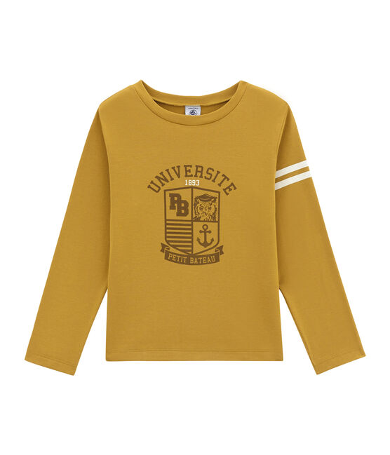 Boy's long sleeved T-shirt INCA yellow