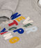 Boys' Fleece Sweatshirt CHATON CHINE grey
