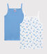 Girls' Strappy Tops with Dolphin Pattern - 2-Pack