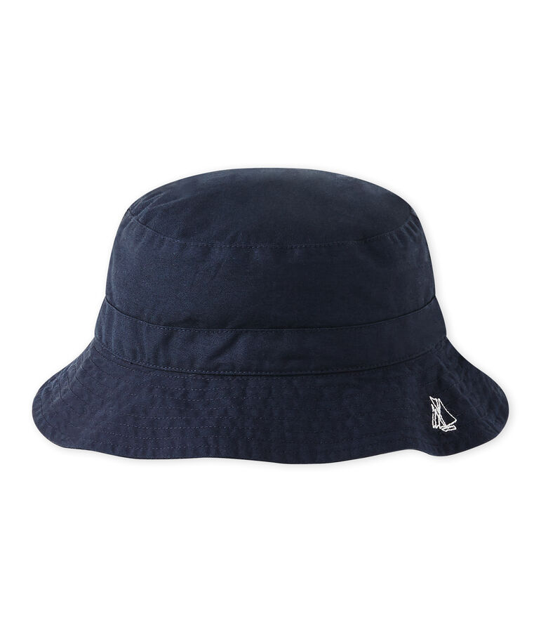 Baby boys' twill bucket hat blue