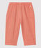 Babies' Organic Cotton Gauze Trousers PAPAYE pink