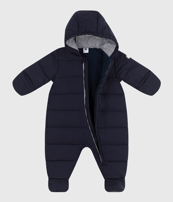 Babies' polyester snowsuit SMOKING blue