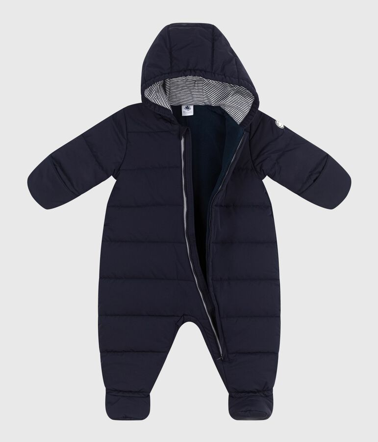 Babies' polyester snowsuit blue