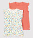 Baby Girls' Short-Sleeved Cotton Blouse - 2-Pack