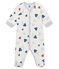 Baby Boys' Tube Knit Sleepsuit MARSHMALLOW white/MULTICO white