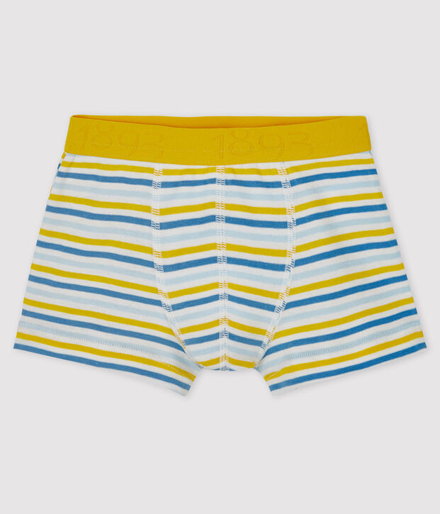 Boys' boxer shorts white/multicolor