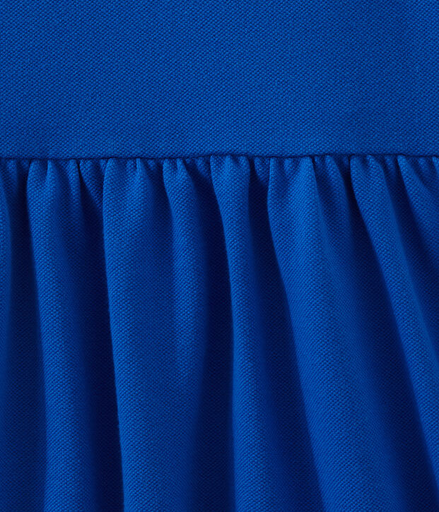 Girl's short-sleeved dress blue