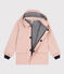 Children's unisex iconic recycled raincoat SALINE pink