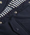 Baby boy's mid-length parka SMOKING blue