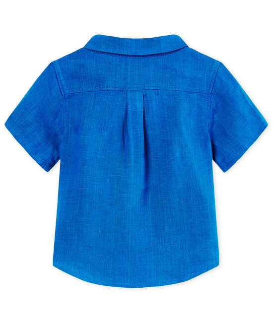 Baby boys' linen shirt RIYADH blue
