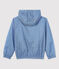 Boys' Recycled Polyester Windbreaker SURF blue/MARSHMALLOW white