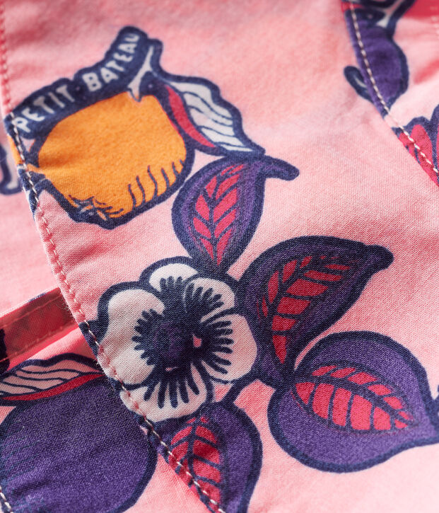 Wide-brimmed hat for baby girls multicolor