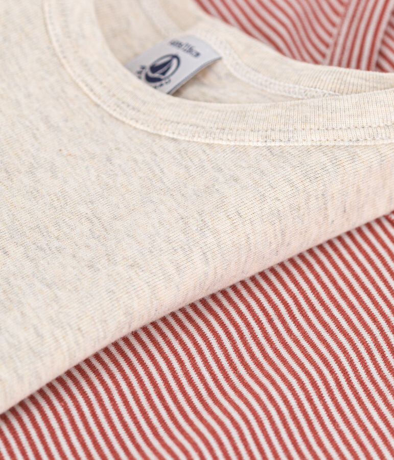 Children's short-sleeved cotton T-shirts - 2-Pack multicolor