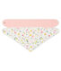 Baby Girls' Bandanna/Bibs - 2-Pack