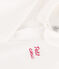 Mini Heart Patterned Cotton Sleepsuit MARSHMALLOW white