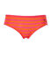 Women's striped original rib briefs GEISHA pink/FEU orange