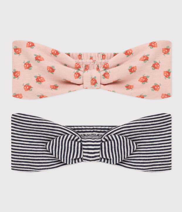 Babies' Cotton Headbands - 2-Pack multicolor