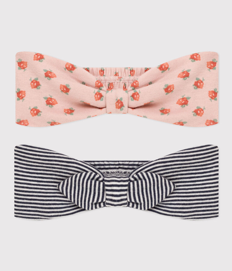 Babies' Cotton Headbands - 2-Pack multicolor