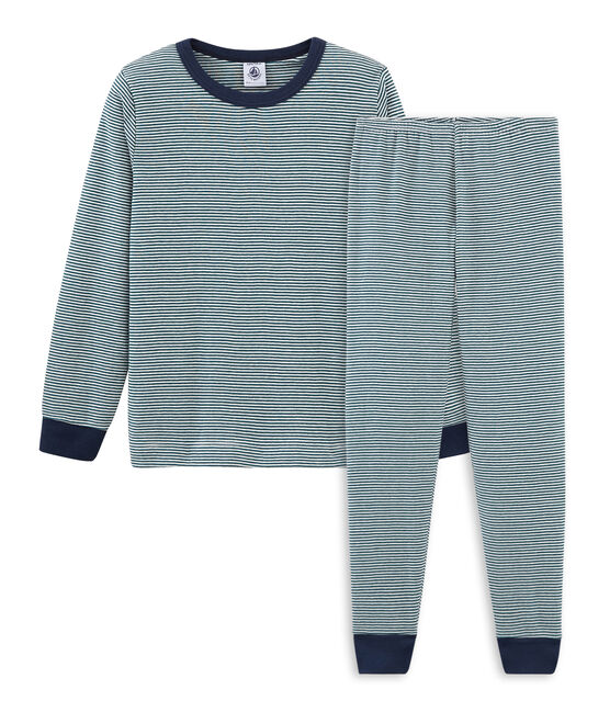 Boys' Pyjamas PINEDE green/MARSHMALLOW white