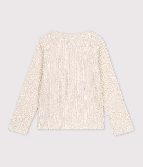 Children's Unisex Cotton T-Shirt MONTELIMAR CHINE beige