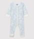 Babies' Hawaiian Themed Cotton Sleepsuit with Detachable Feet