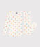 Very fitted children's pajamas in printed cotton MARSHMALLOW white/MULTICO white