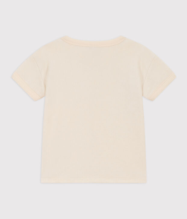 Children's Unisex Terry T-Shirt Ecru